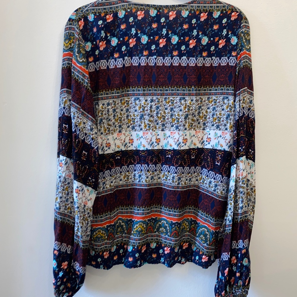 Cottage Boho Prairie Viscose top in XL - Picture 3 of 5